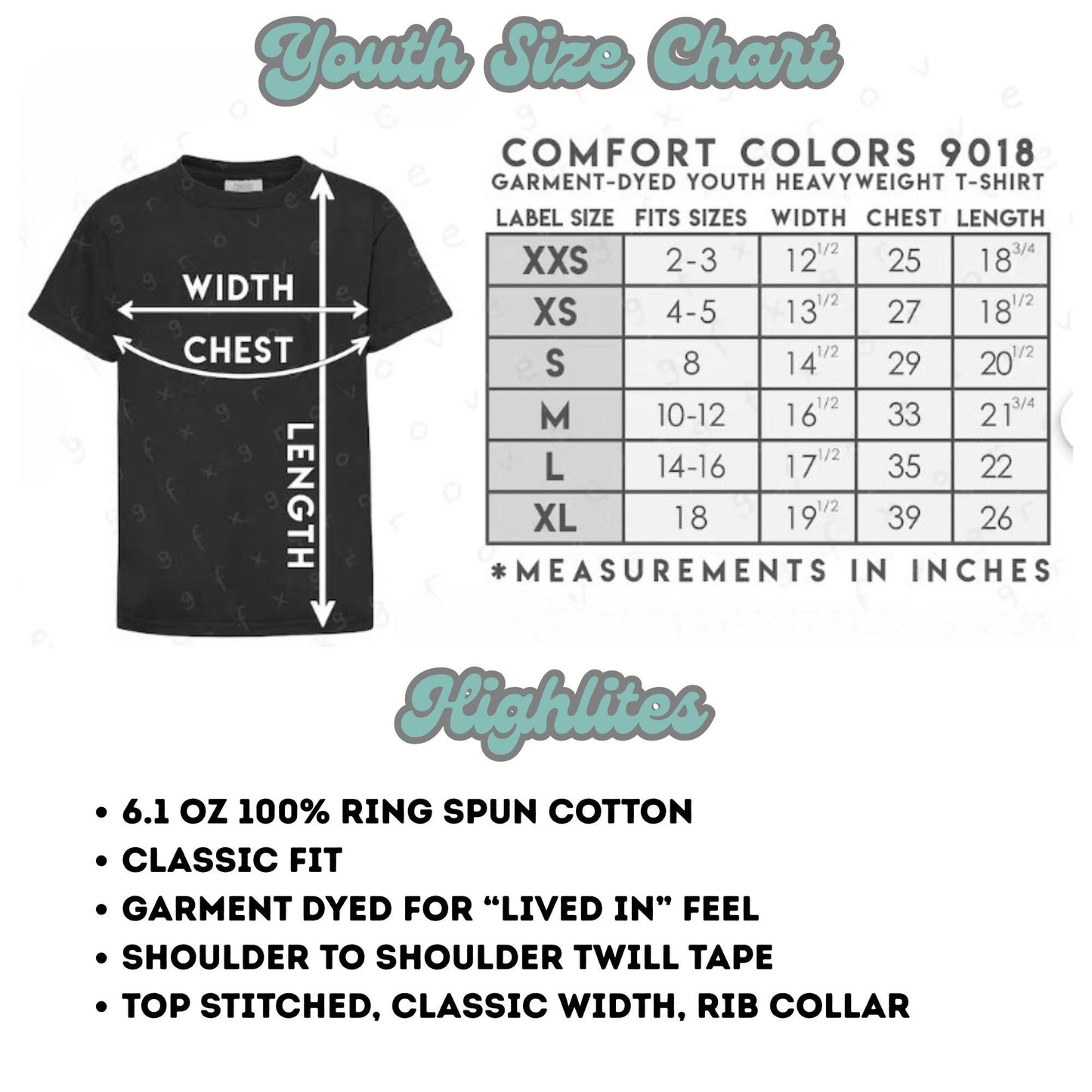 Youth Unisex "Choose Your Design" Embroidered T-Shirt: Personalized Pigment-Dyed Tee