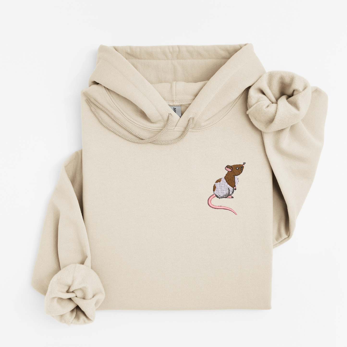 Embroidered Rat Hoodie: Exotic Pet Sweatshirt, Rat Lover Gift
