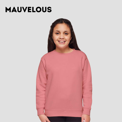 Youth Unisex "Choose Your Design" Embroidered LAT Crewneck Sweatshirt: Personalized Kids Pullover