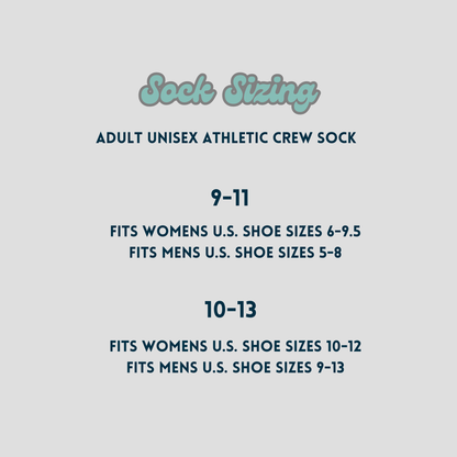 Embroidered Sailboat Crew Socks