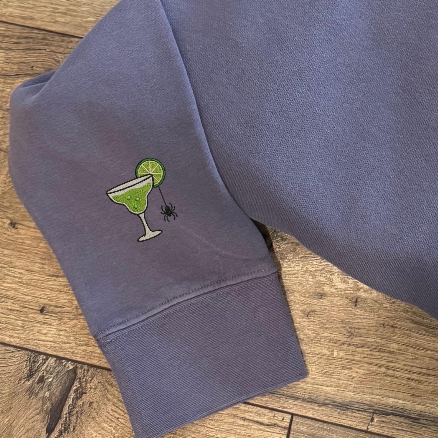 Practical Magic Sweatshirt: Embroidered Midnight Margaritas Crewneck