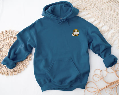 Embroidered Guinea Pig Hoodie: Exotic Pet Sweatshirt