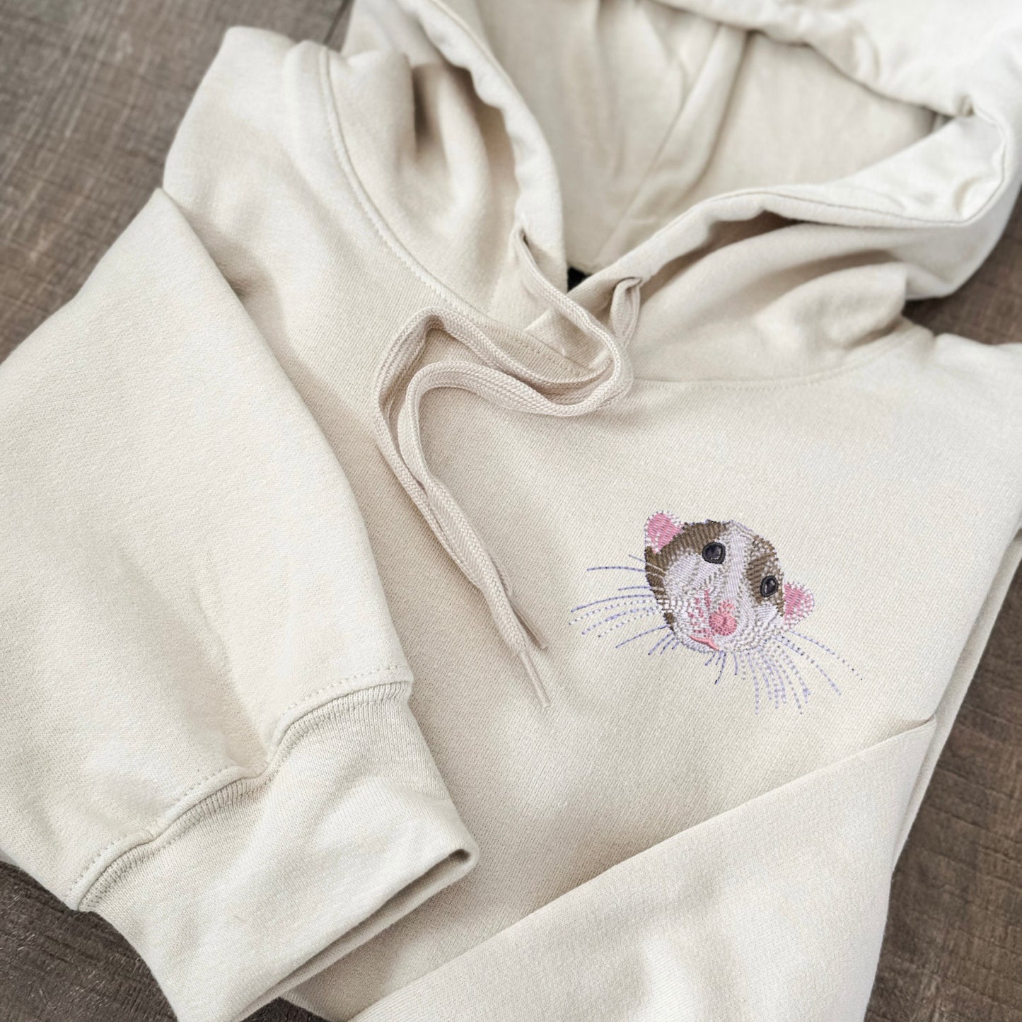 Custom Pet Embroidered Sweatshirt: Personalized Dog or Cat Crewneck