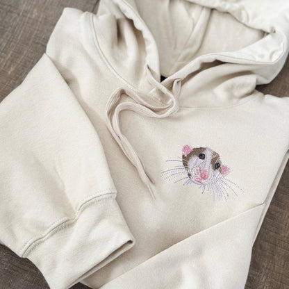 Custom Pet Embroidered Sweatshirt: Personalized Dog or Cat Crewneck