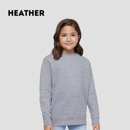 Youth Unisex "Choose Your Design" Embroidered LAT Crewneck Sweatshirt: Personalized Kids Pullover