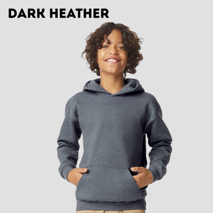 Youth Unisex Embroidered "Choose Your Own Design" Hoodie: Children's Personalized Gildan Pullover