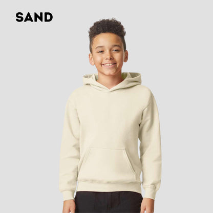 Youth Unisex Embroidered "Choose Your Own Design" Hoodie: Children's Personalized Gildan Pullover