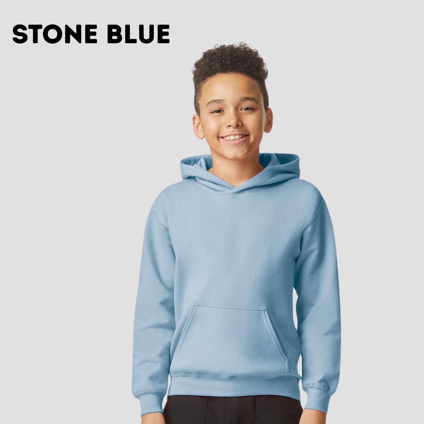 Youth Unisex Embroidered "Choose Your Own Design" Hoodie: Children's Personalized Gildan Pullover