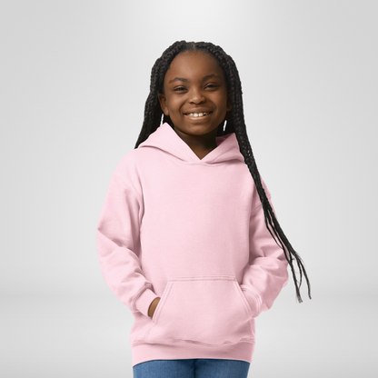 Youth Unisex Embroidered "Choose Your Own Design" Hoodie: Children's Personalized Gildan Pullover