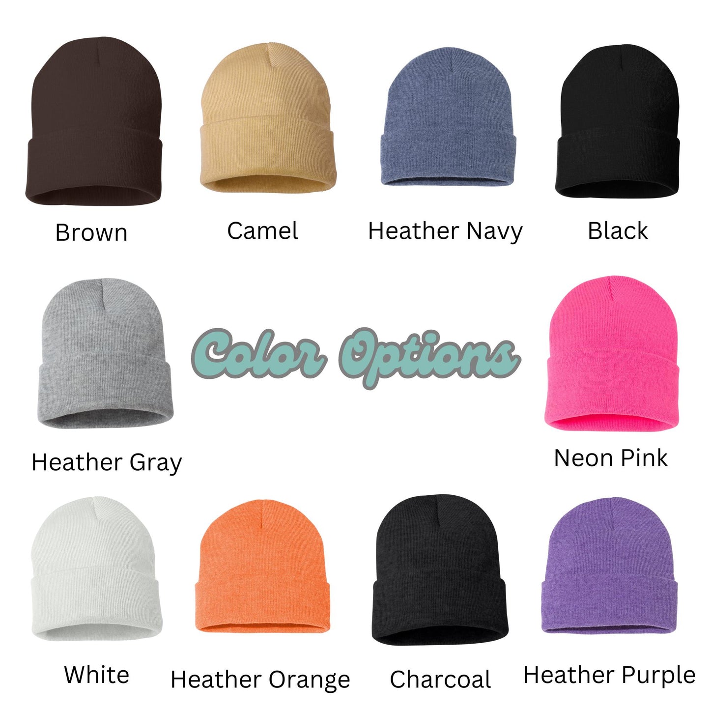 Embroidered Pumpkin Face Beanie: Knit Halloween Jack O Lantern Skull Cap