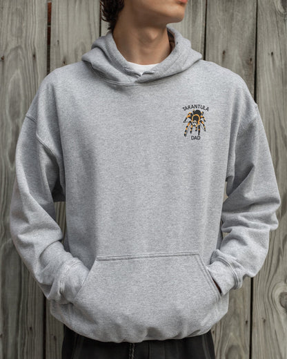 Embroidered 3D Tarantula Mom/Dad Hoodie - Spider Lover Unisex Shirt