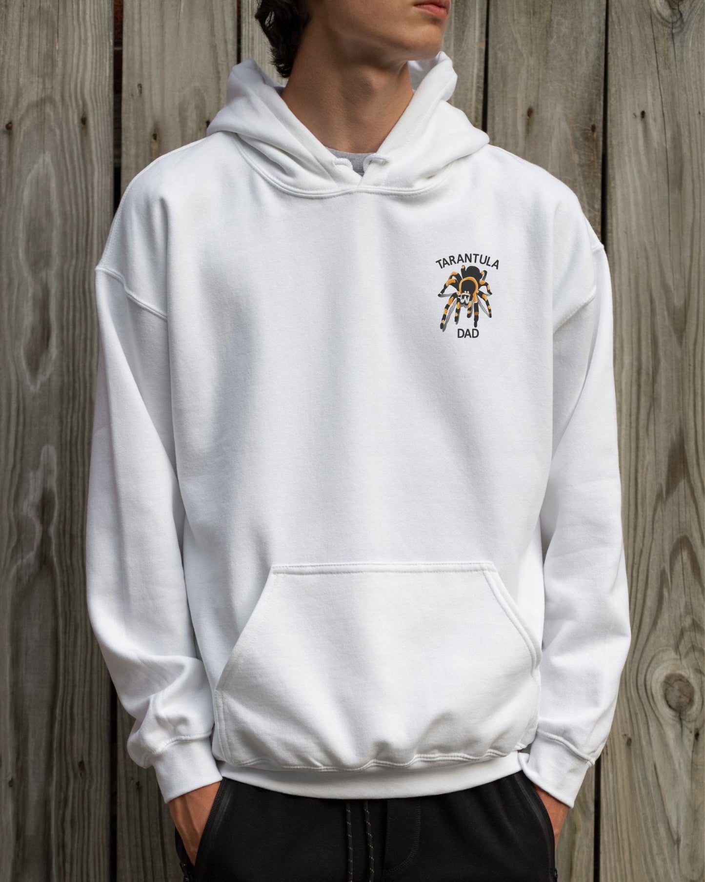 Embroidered 3D Tarantula Mom/Dad Hoodie - Spider Lover Unisex Shirt