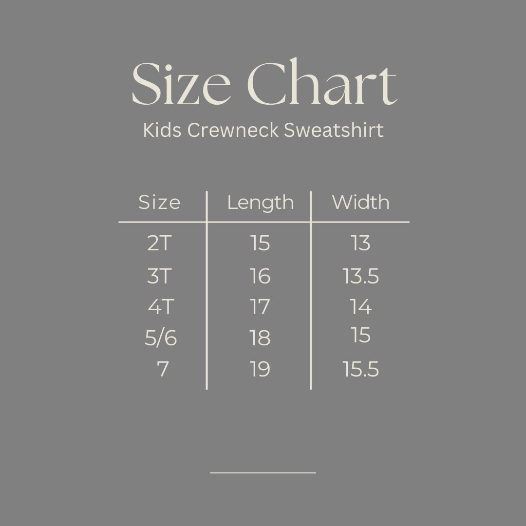 Toddler and Youth Unisex Embroidered Ombre Monogram Kids Sweatshirt: Personalized Initial Pullover