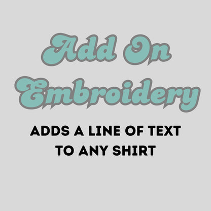 Add a Line of Text to any Shirt